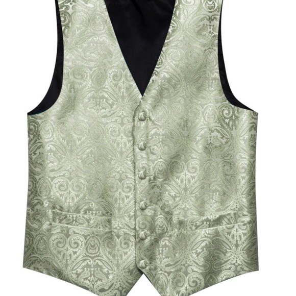Men’s Paisley Suit Vest Waistcoat - Picture 1 of 4